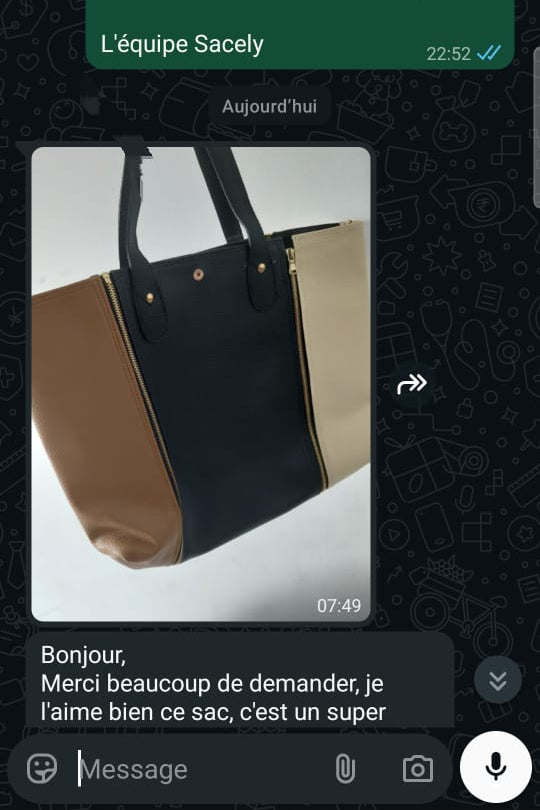 Avis d'une cliente Sacely